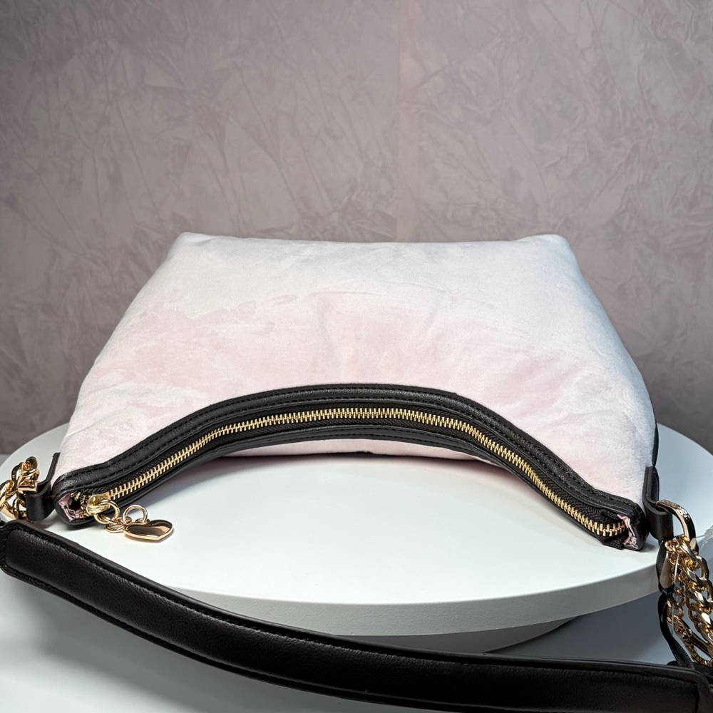 Juicy Couture Classic Scottie Dogs Hobo Pink Shoulder Bag - Picture 8 of 14